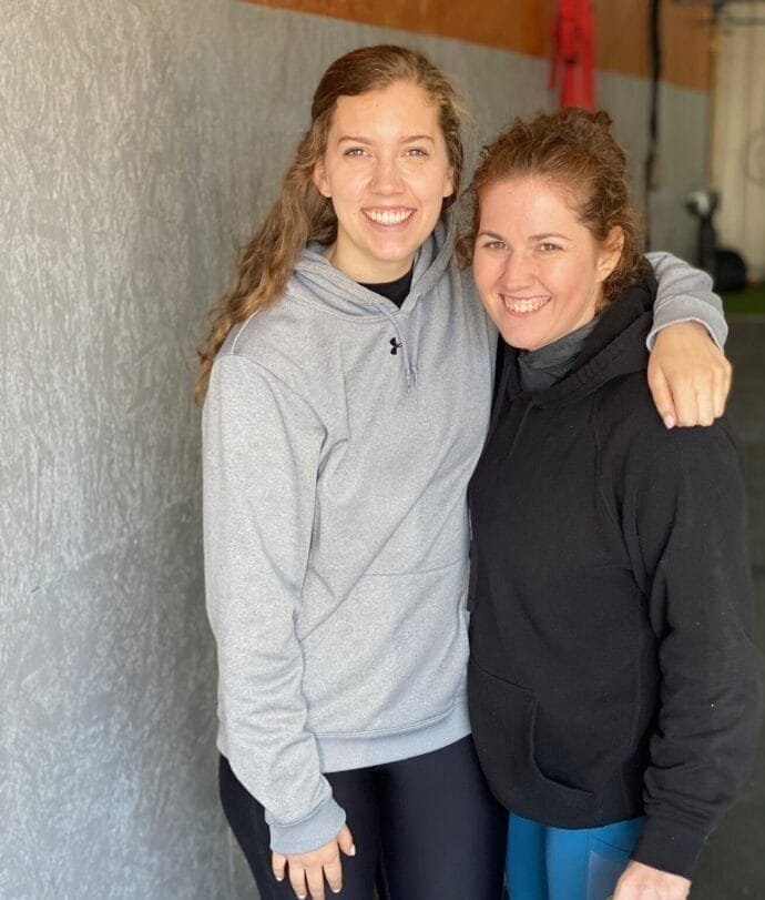 Elizabeth and Kourtney at Smyra Strength and Fitness