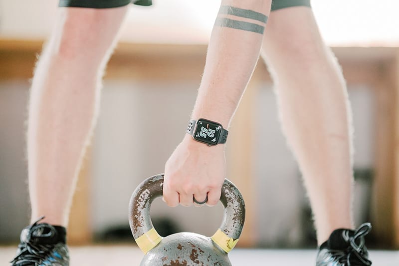 Close-up of Kettlebell at Smyrna Strength and Fitness